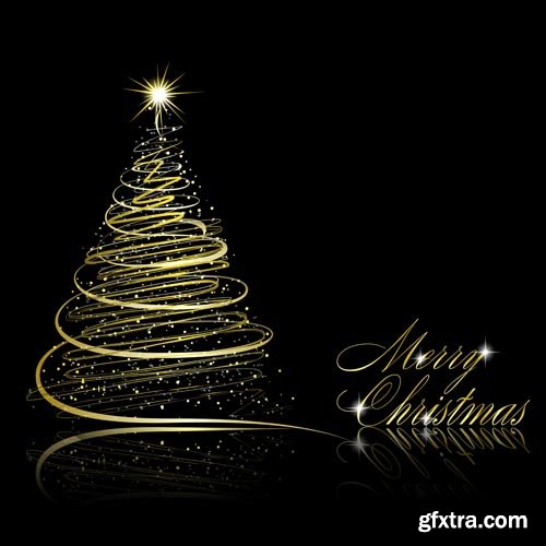 Stock Vectors - Christmas tree. 25xEPS