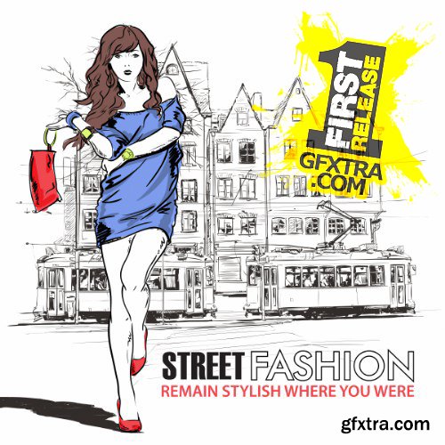 Street Fashion Vector Pack 1