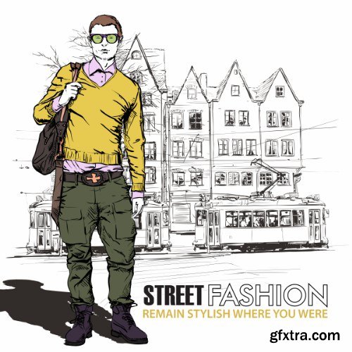 Street Fashion Vector Pack 1