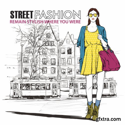 Street Fashion Vector Pack 1