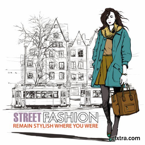 Street Fashion Vector Pack 1