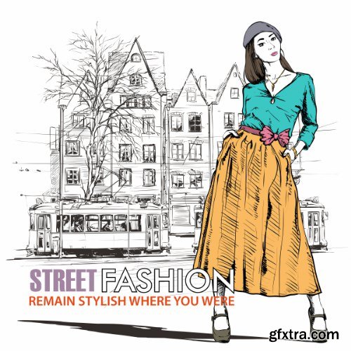 Street Fashion Vector Pack 1