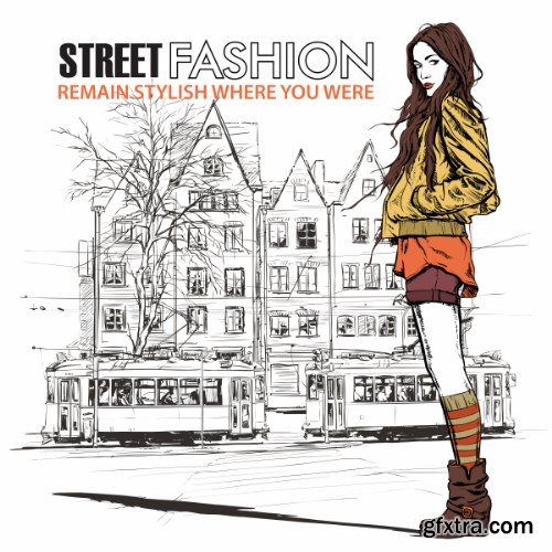 Street Fashion Vector Pack 1