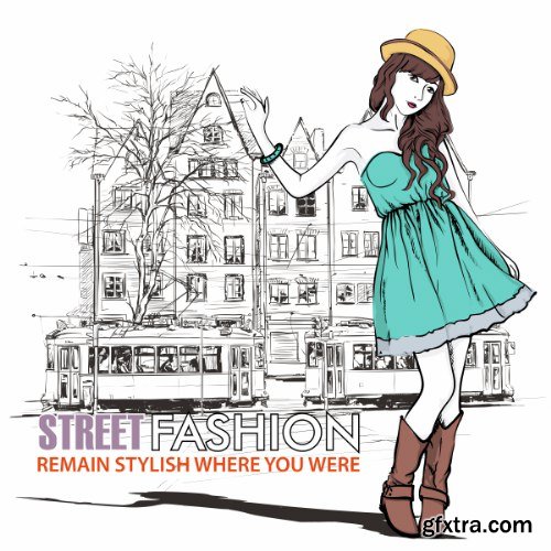 Street Fashion Vector Pack 1