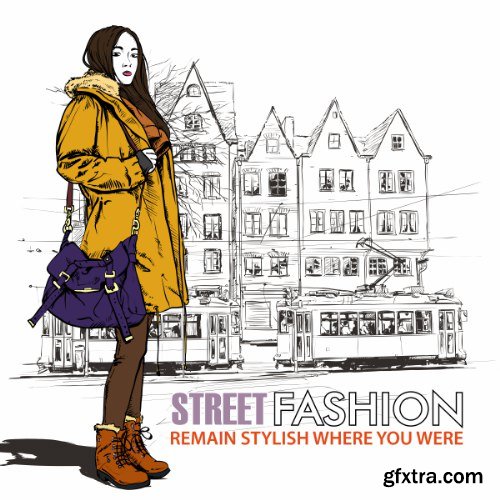 Street Fashion Vector Pack 1