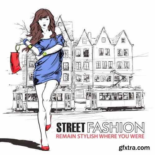 Street Fashion Vector Pack 1