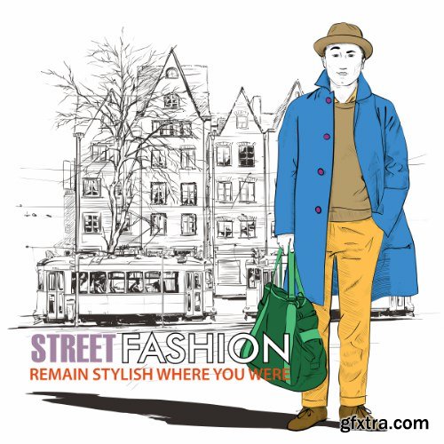 Street Fashion Vector Pack 1