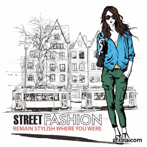 Street Fashion Vector Pack 1