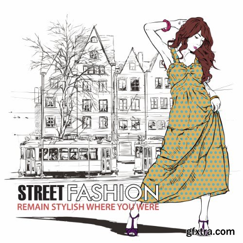 Street Fashion Vector Pack 1