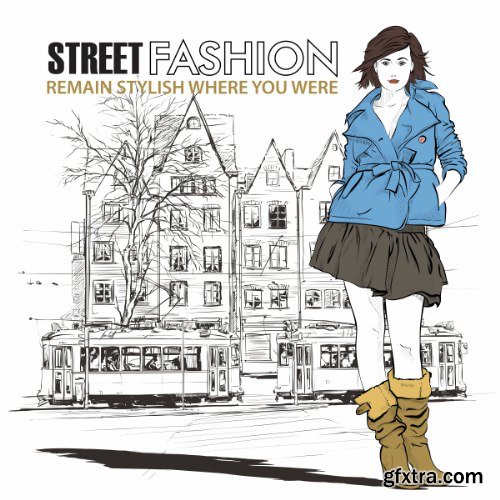 Street Fashion Vector Pack 1