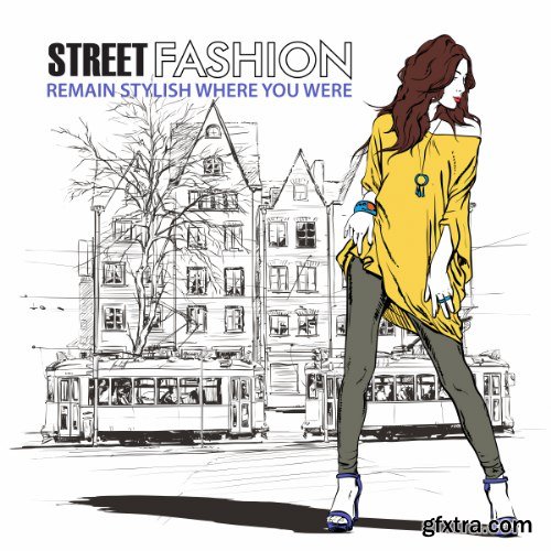 Street Fashion Vector Pack 1