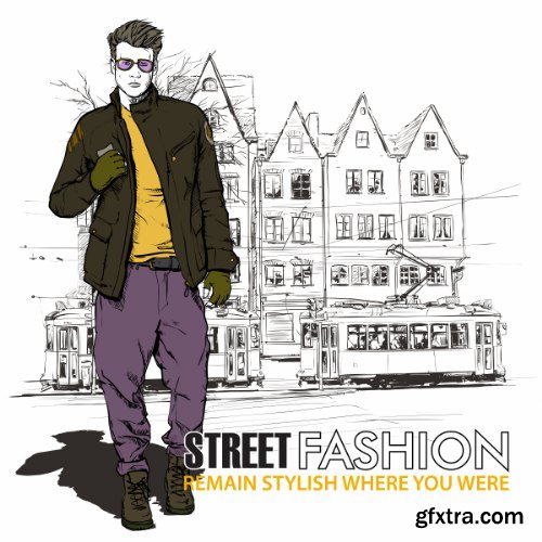 Street Fashion Vector Pack 1