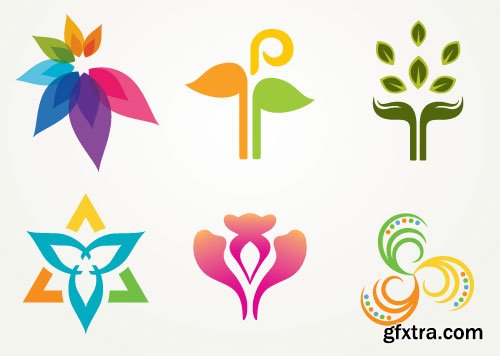 Flower Logos 25xEPS