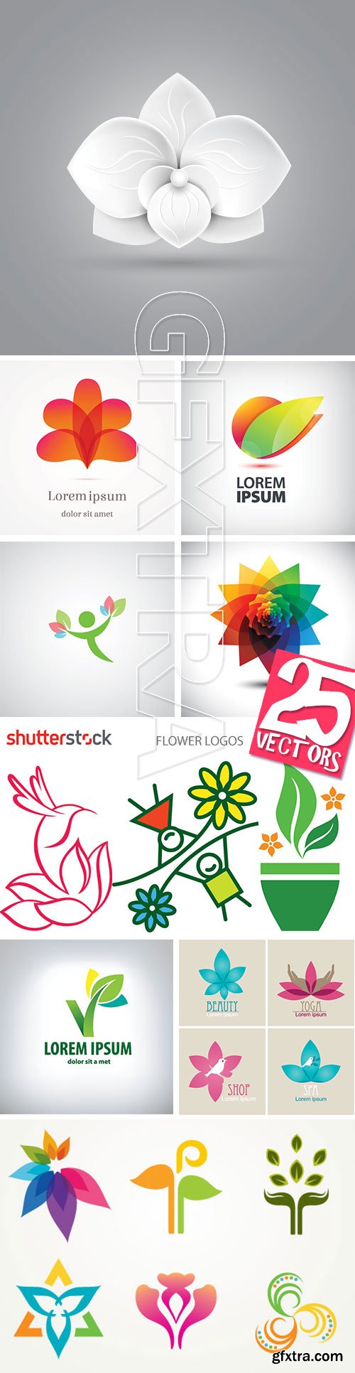 Flower Logos 25xEPS