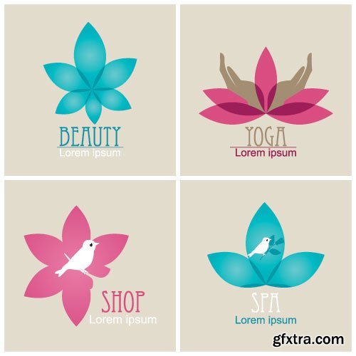 Flower Logos 25xEPS