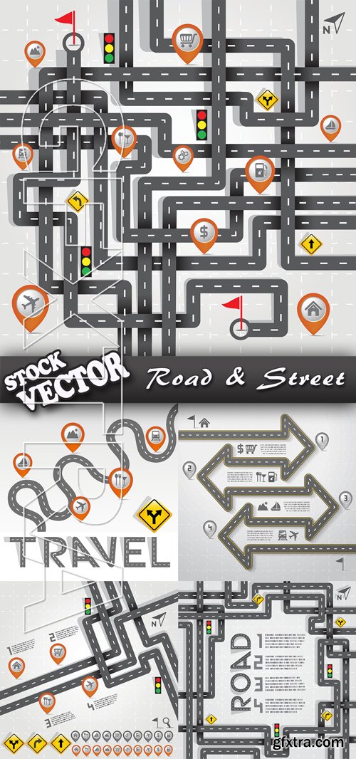 Stock Vector - Road & Street