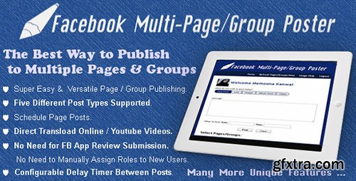 CodeCanyon - Facebook Multi-Page/Group Poster v1.13