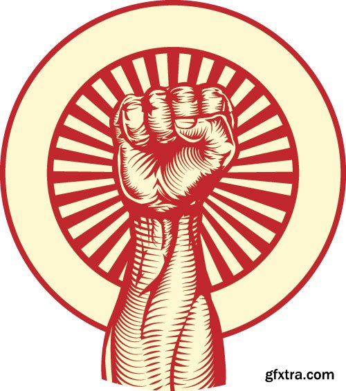 Raised Fist - Fight for Your Rights 50xEPS