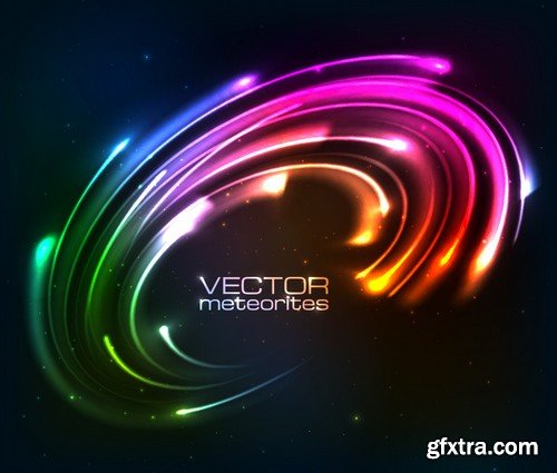 Stock Vectors - Neon styles, 25xEPS