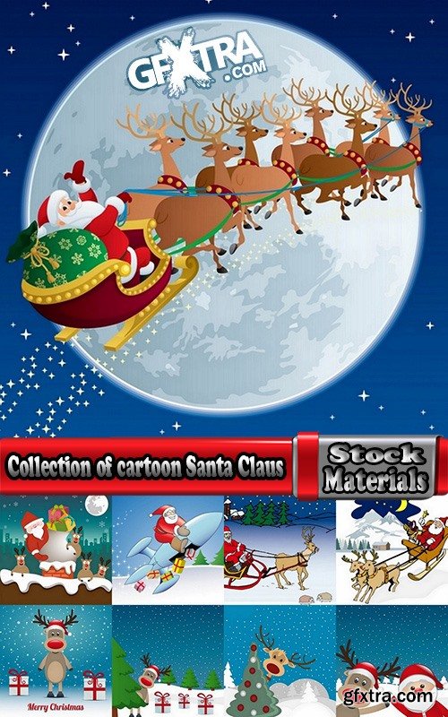 Collection of cartoon Santa Claus #2-25 Eps