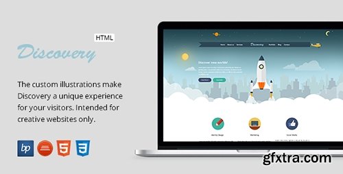 ThemeForest - Discovery - Responsive One Page HTML5 Template - RIP