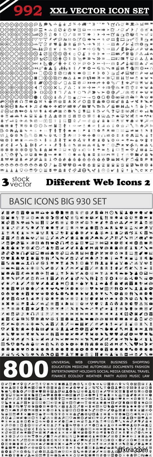 Vectors - Different Web Icons 2