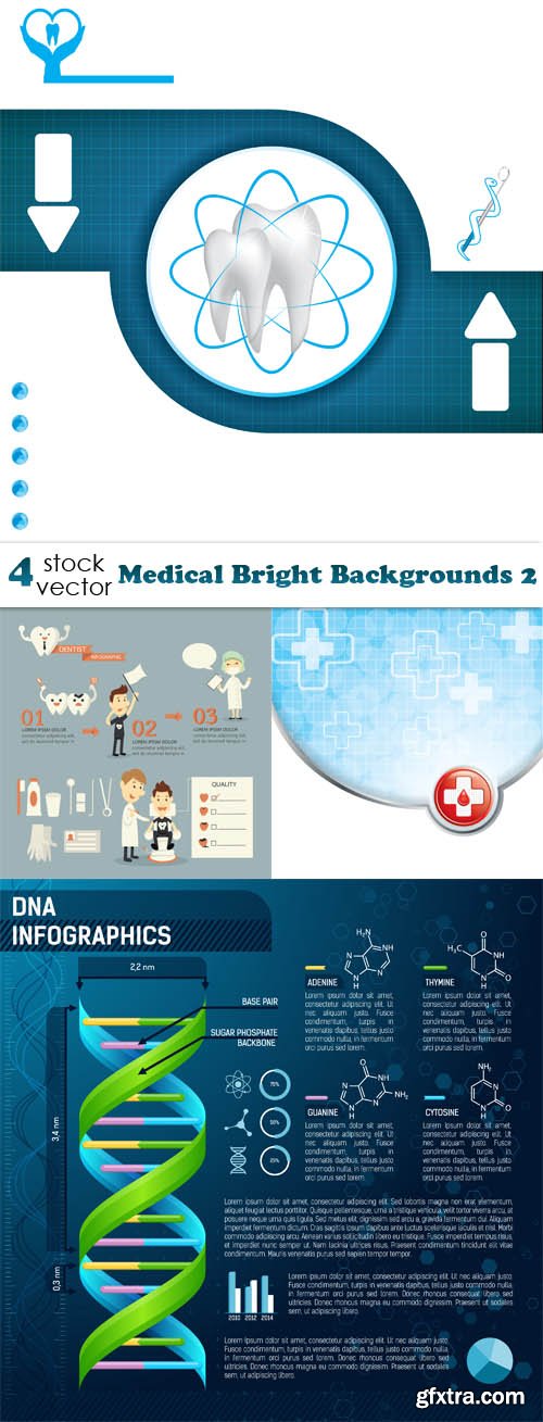 Vectors - Medical Bright Backgrounds 2