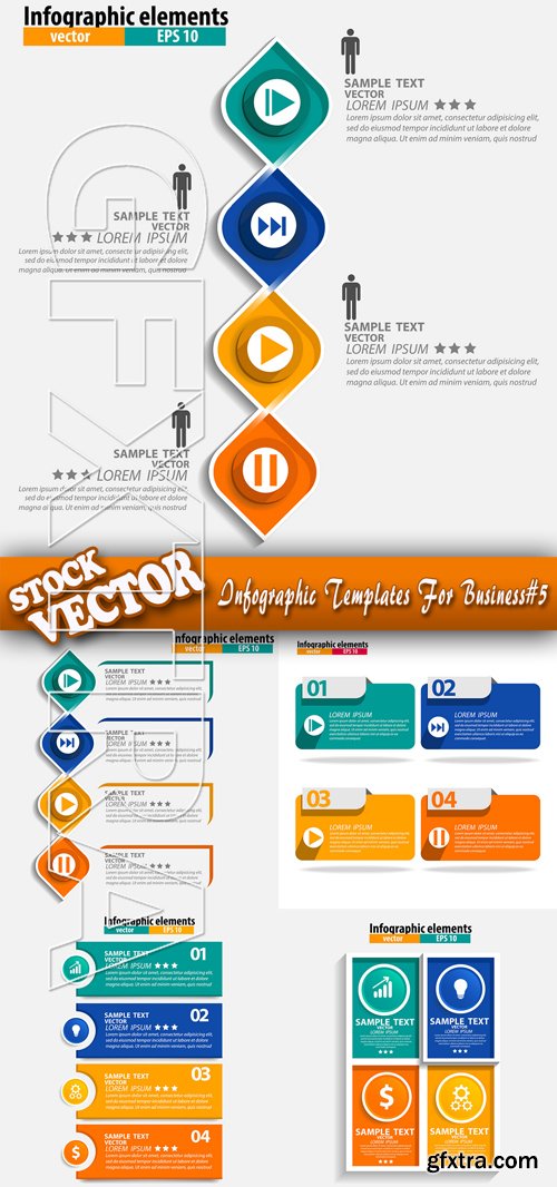 Stock Vector - Infographic Templates For Business#5