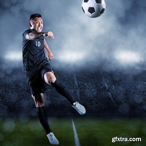 Stock Photos - Football soccer 10, 25xJPG