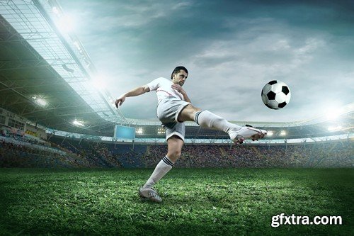 Stock Photos - Football soccer 10, 25xJPG