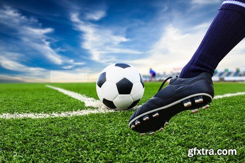 Stock Photos - Football soccer 10, 25xJPG