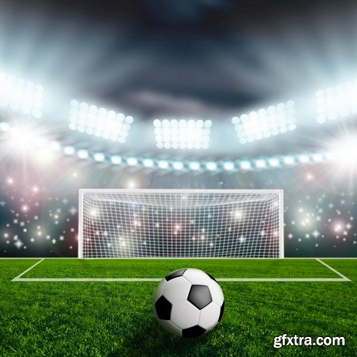 Stock Photos - Football soccer 10, 25xJPG