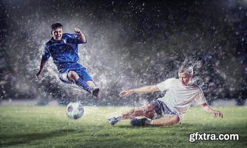 Stock Photos - Football soccer 10, 25xJPG