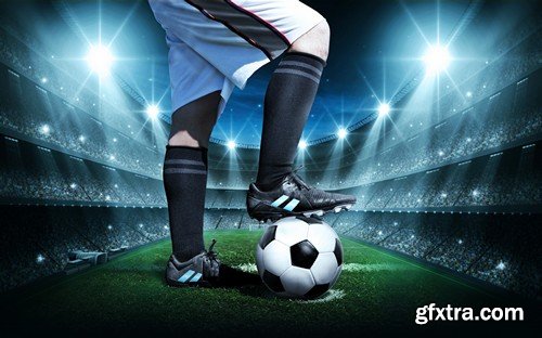 Stock Photos - Football soccer 10, 25xJPG