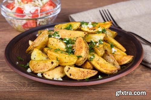 Tasty Food with Potatoes - 25x JPEG