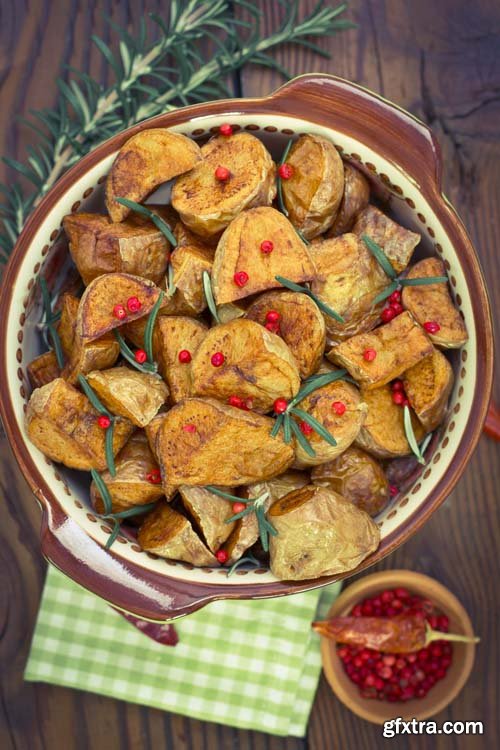 Tasty Food with Potatoes - 25x JPEG