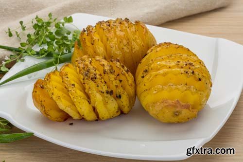 Tasty Food with Potatoes - 25x JPEG