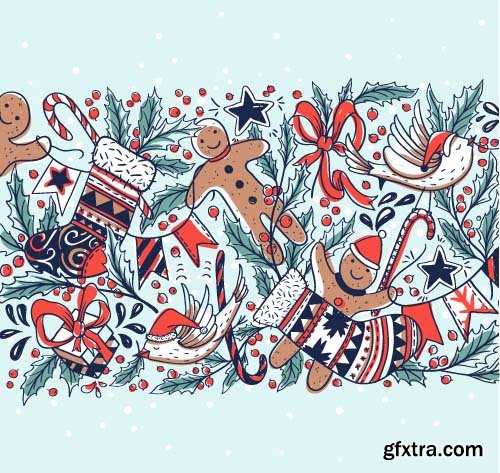 Christmas Vector Cards Templates - 25x EPS