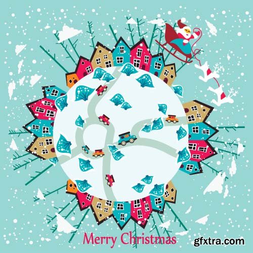 Christmas Vector Cards Templates - 25x EPS