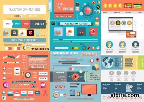 Mobile User Interface Vector Templates - 25x EPS