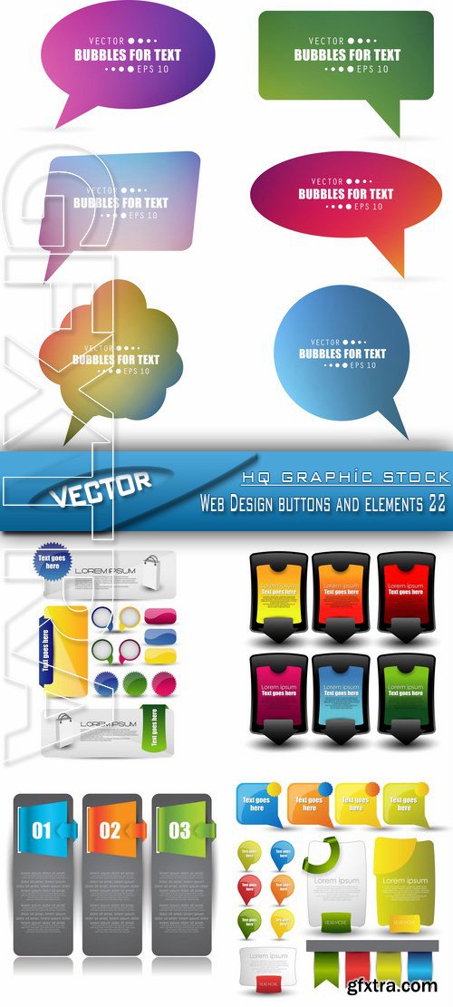 Stock Vector - Web Design buttons and elements 22