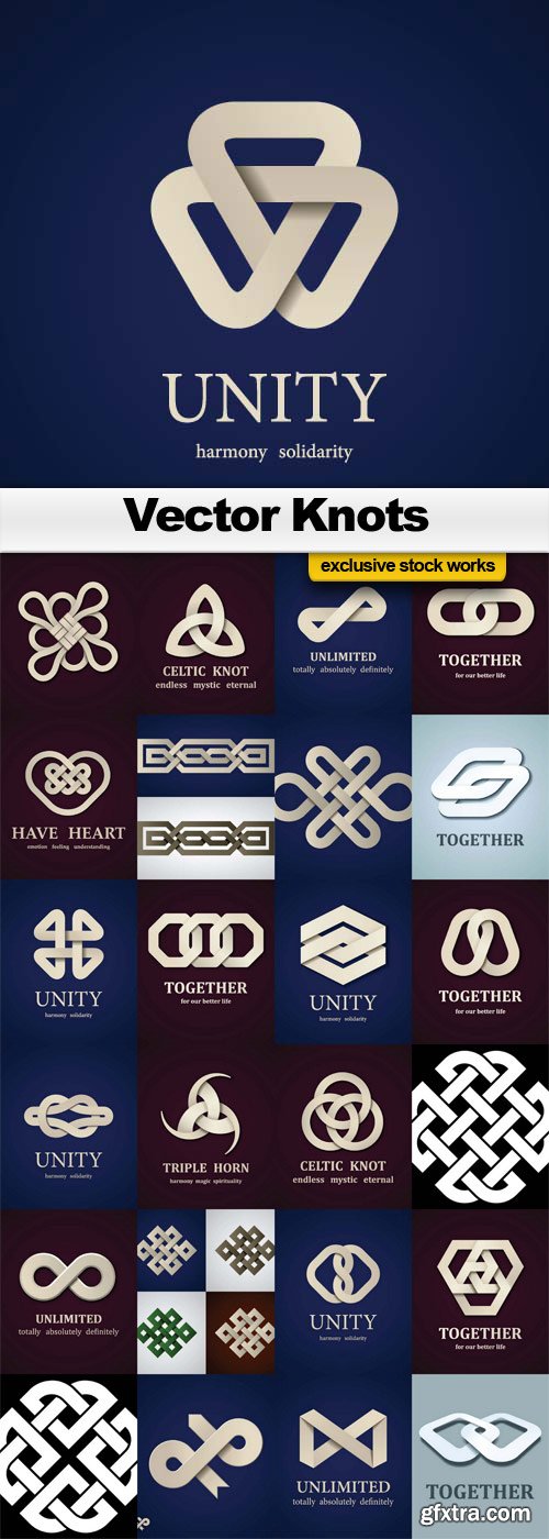 Vector Knots Collection - 25x EPS