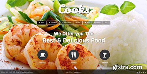 ThemeForest - Cooks v1.5.1 - Restaurant WordPress Theme