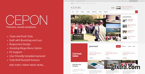 ThemeForest - Cepon v1.17.4 - News and Magazine Joomla 2.5 & 3.3x Templates