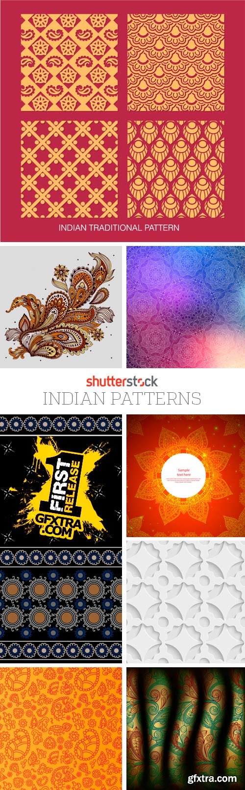 Amazing SS - Indian Patterns, 25xEPS