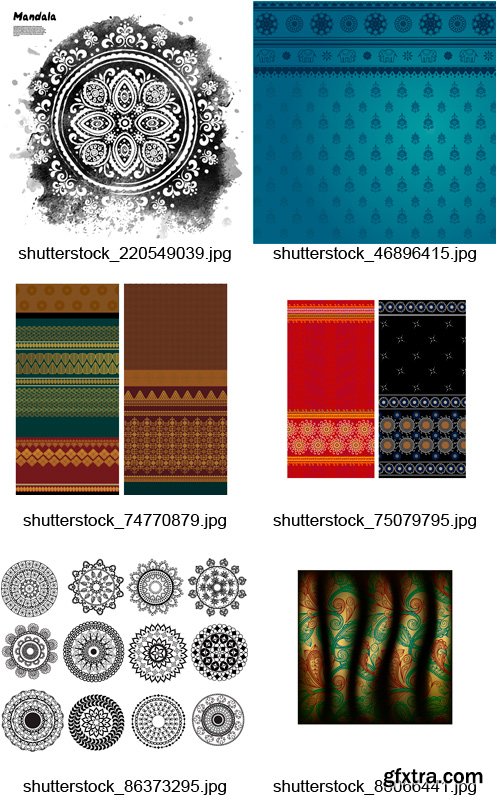 Amazing SS - Indian Patterns, 25xEPS