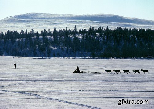 Stock Photos - Snowmobiles, 25xJPG