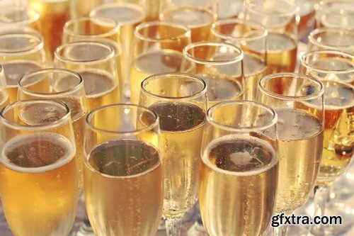 Stock Photos - Champagne 2, 25xJPG