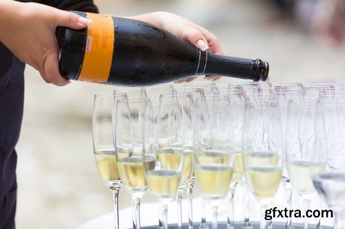 Stock Photos - Champagne 2, 25xJPG