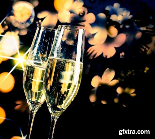 Stock Photos - Champagne 2, 25xJPG